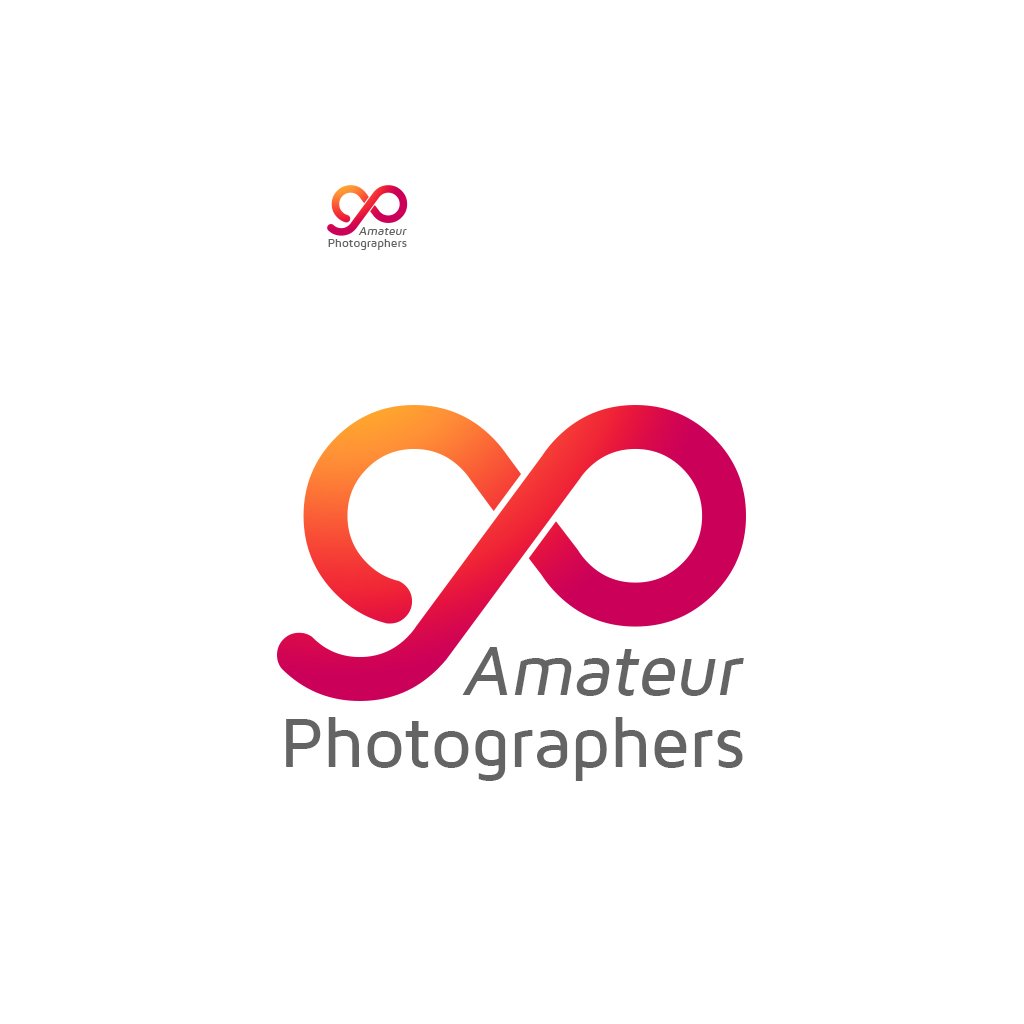 Amteur Photographers Concept Logo