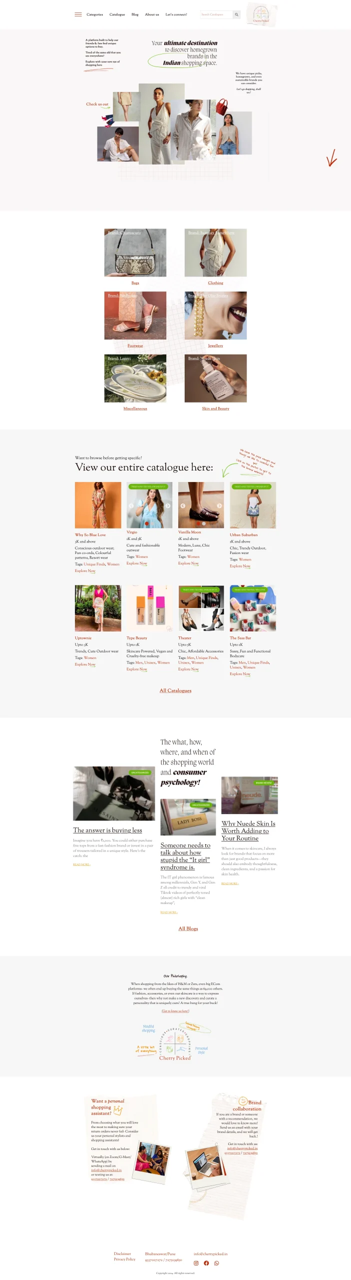 Cherry Picked Full Page Screenshot